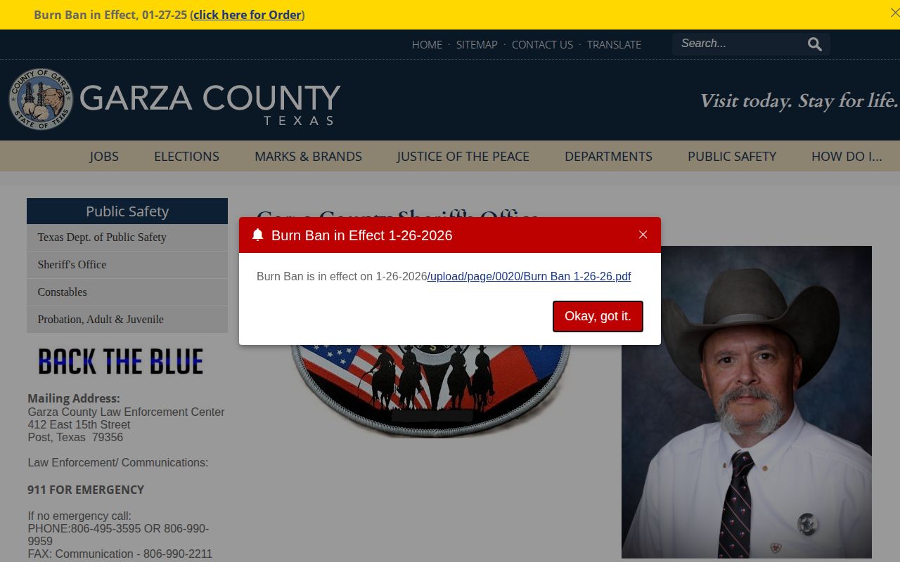 Garza jail VINELink route for a King County inmate check